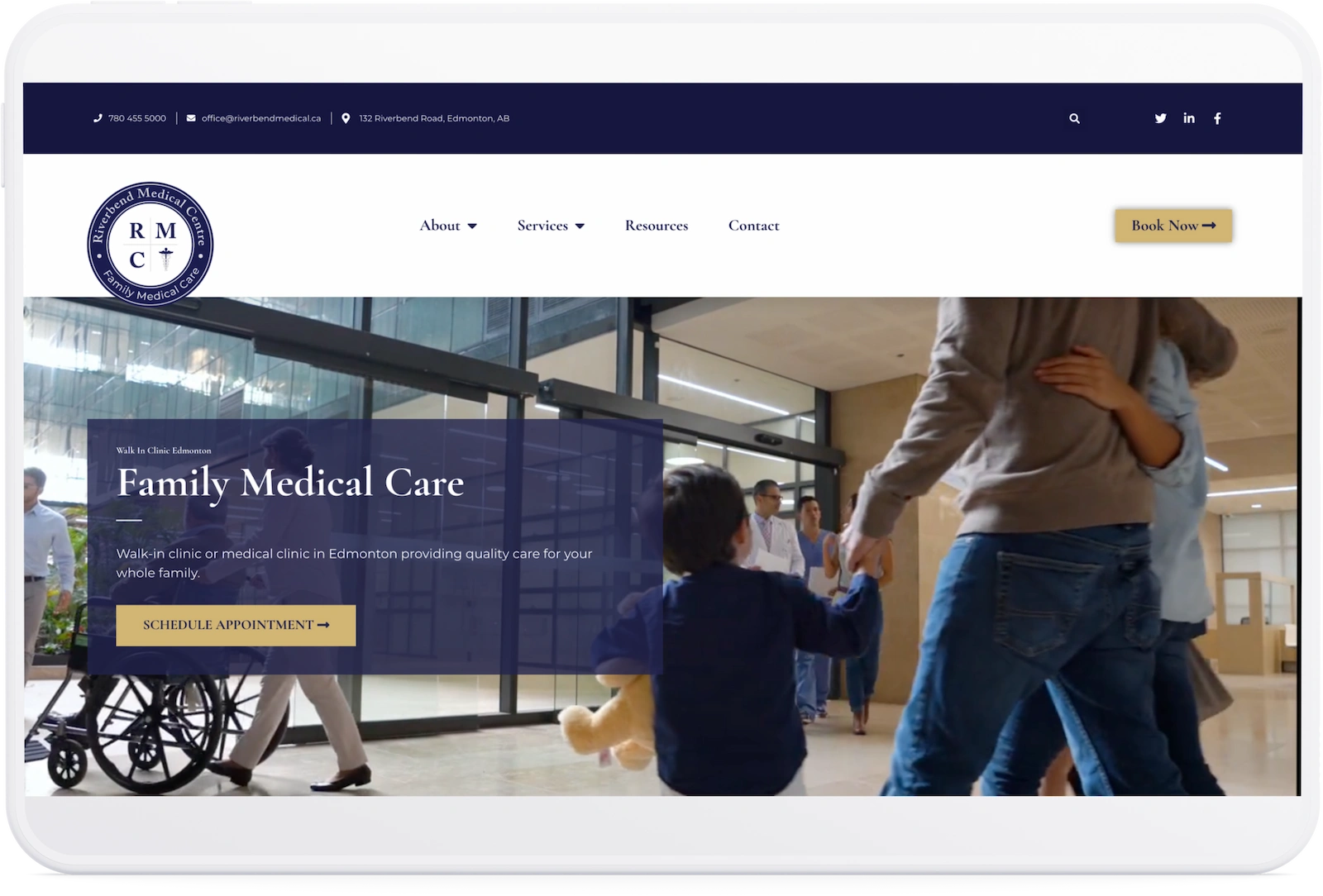 Optiimus Dental, Medical & Healthcare Marketing Wordpress-website-design-healthcare-tablet1