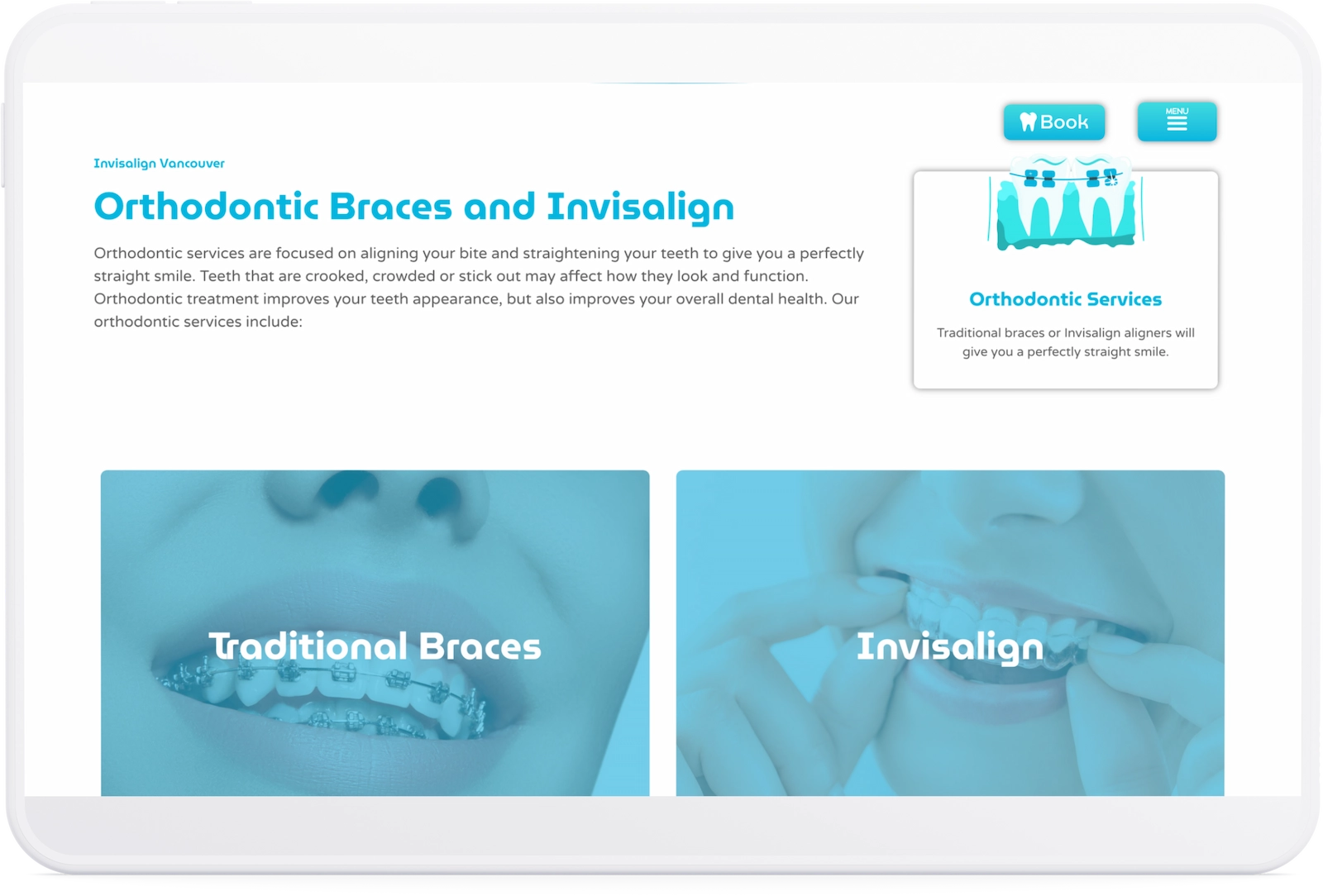 Optiimus Dental, Medical & Healthcare Marketing Wordpress-website-design-healthcare-tablet12