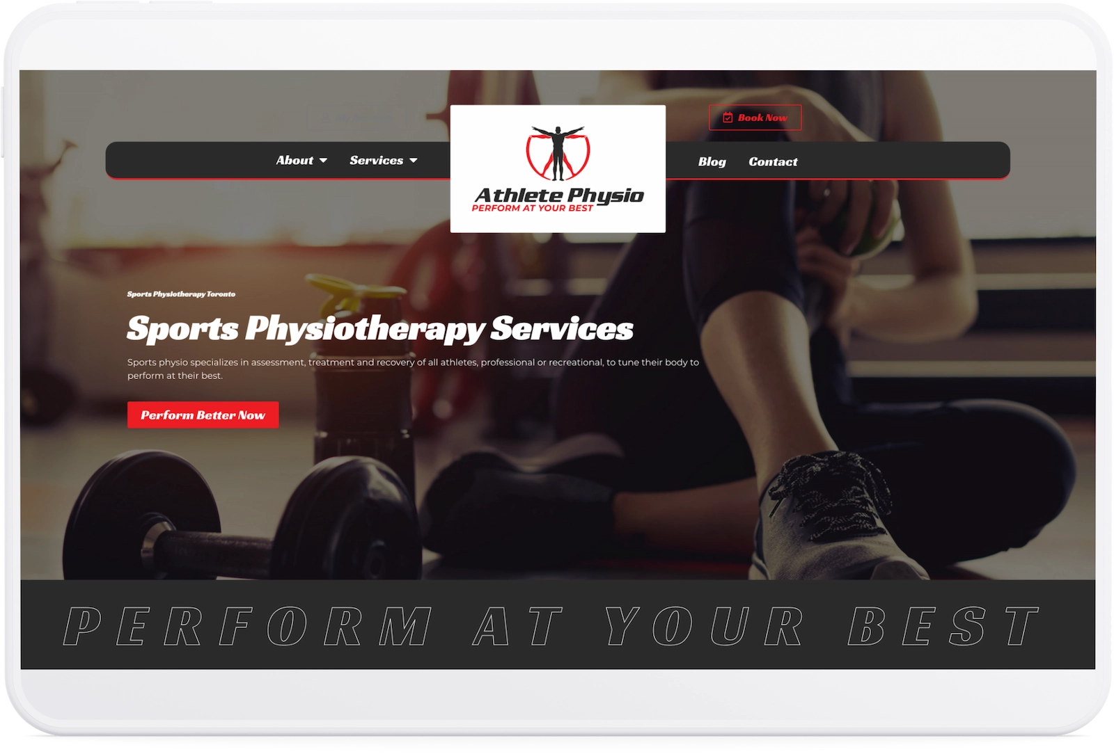 Optiimus Dental, Medical & Healthcare Marketing Wordpress-website-design-healthcare-tablet17