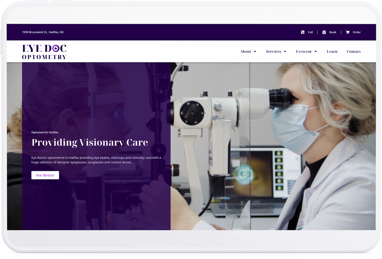 Optiimus Dental, Medical & Healthcare Marketing Wordpress optometry website design eye doctor