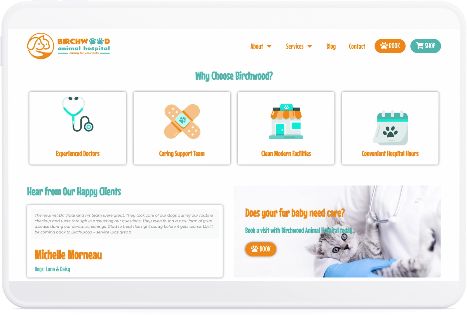 Optiimus Dental, Medical & Healthcare Marketing Wordpress-website-design-healthcare-tablet34