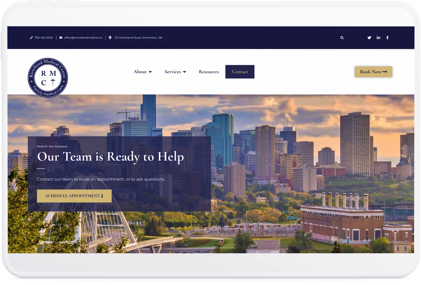 Optiimus Dental, Medical & Healthcare Marketing Wordpress-website-design-healthcare-tablet6