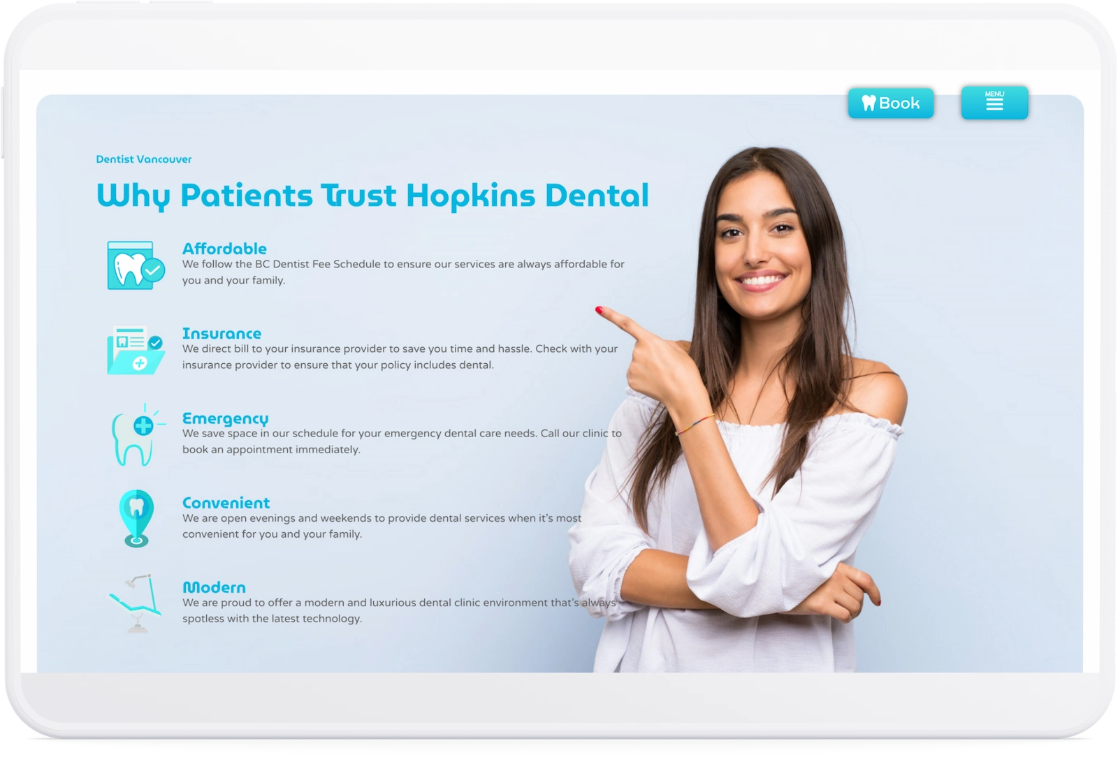 Optiimus Dental, Medical & Healthcare Marketing Optiimus Dental Website Design