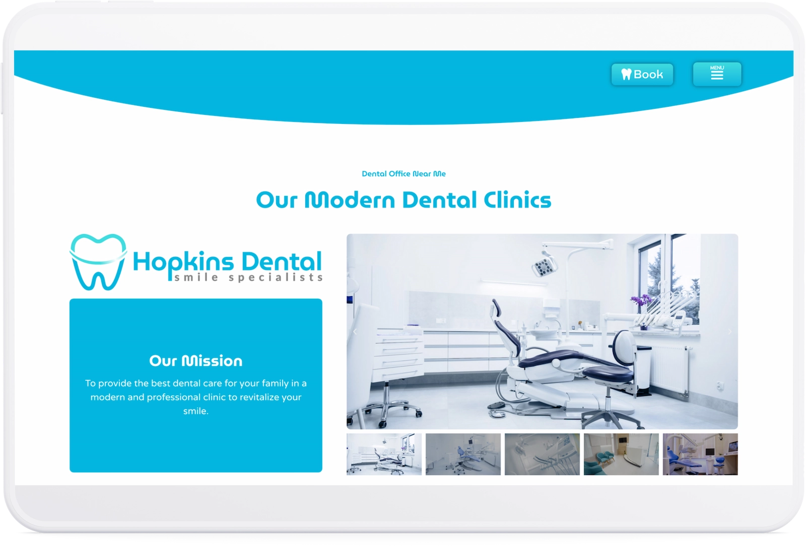 Optiimus Dental, Medical & Healthcare Marketing Wordpress-website-design-healthcare-tablet9