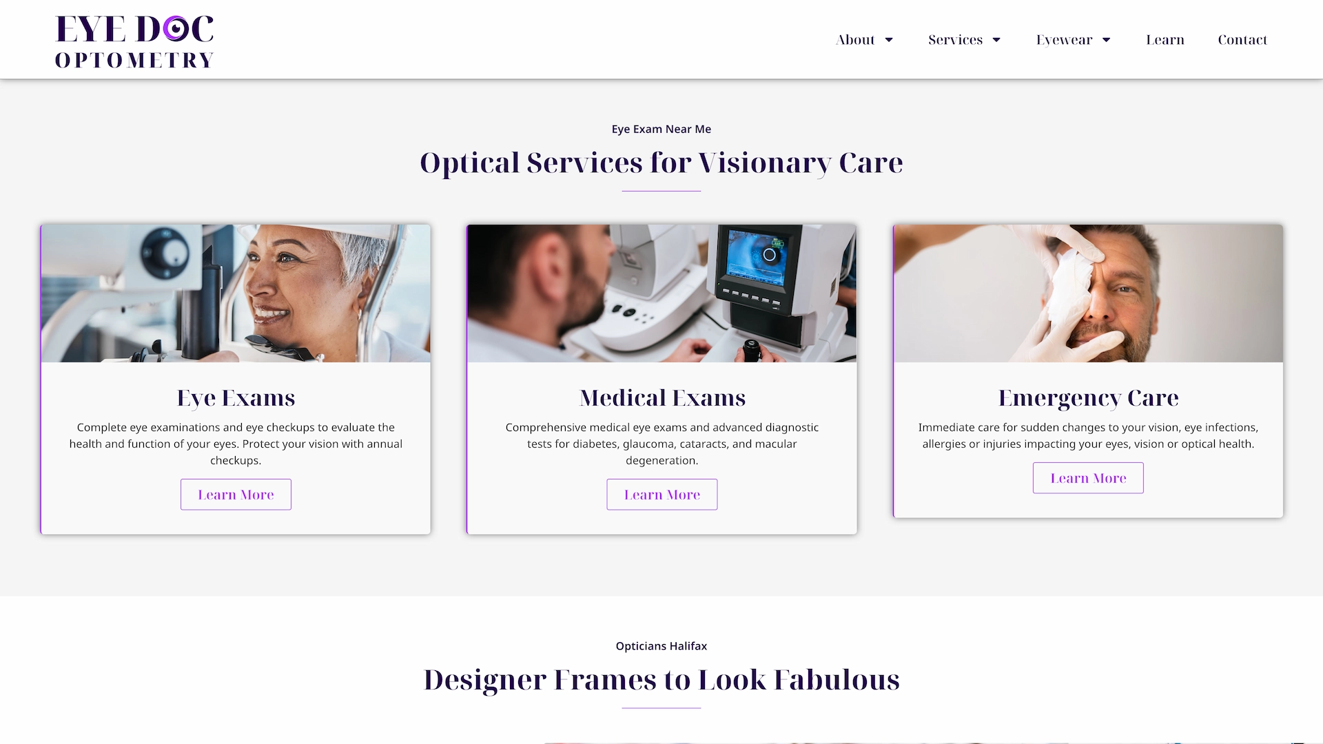 Optiimus Dental, Medical & Healthcare Marketing Wordpress-website-design-optometry3