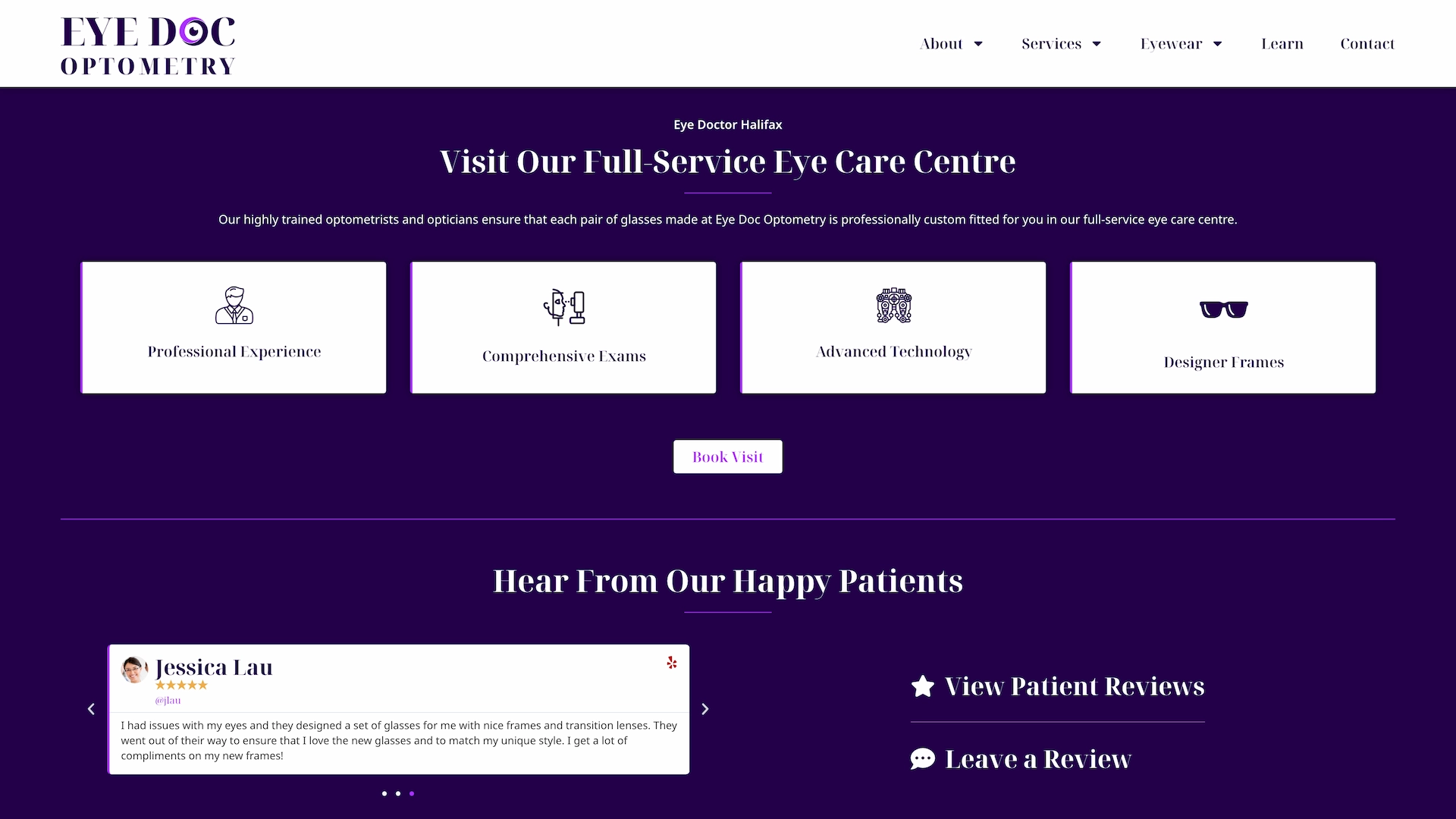 Optiimus Dental, Medical & Healthcare Marketing Wordpress-website-design-optometry6