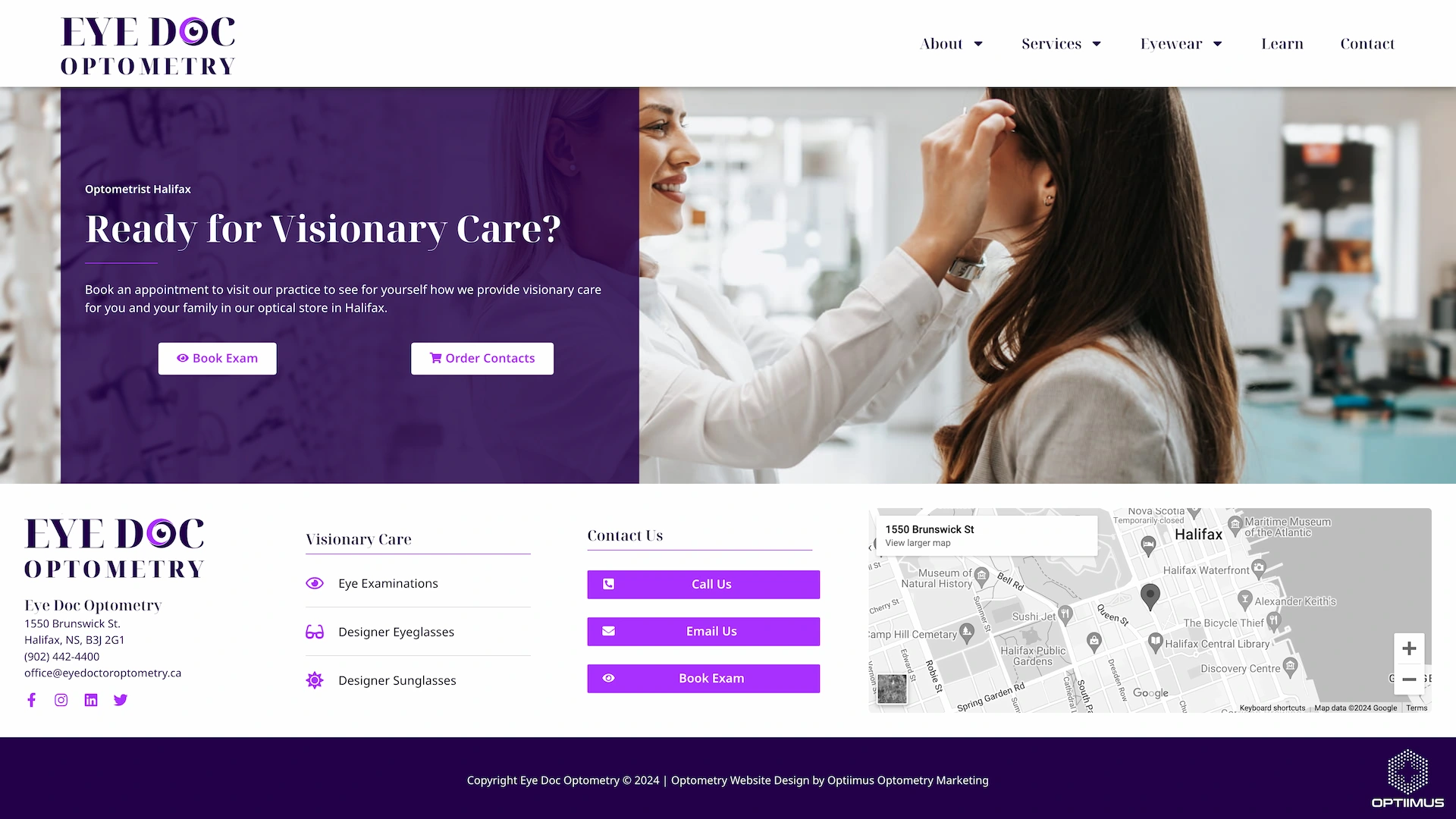 Optiimus Dental, Medical & Healthcare Marketing Wordpress-website-design-optometry7