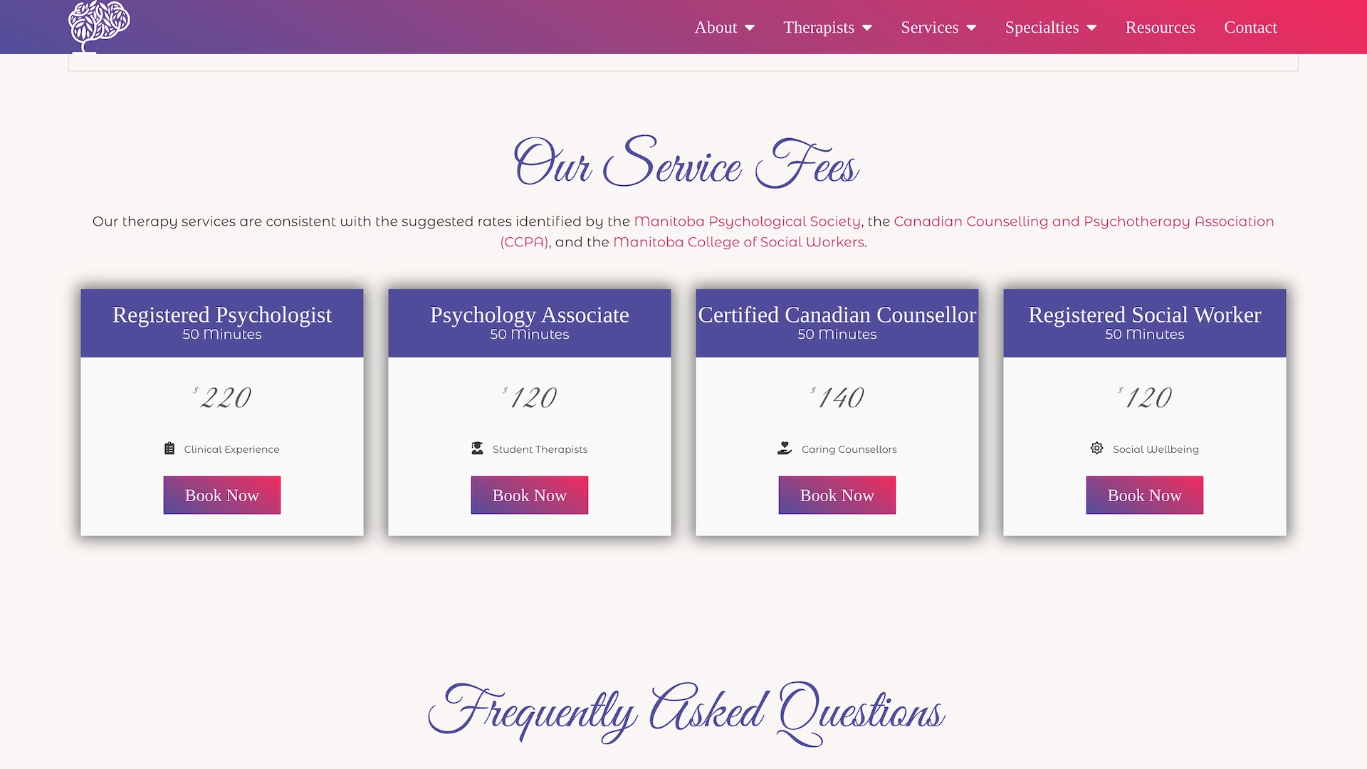 Optiimus Dental, Medical & Healthcare Marketing Wordpress-website-design-therapy18