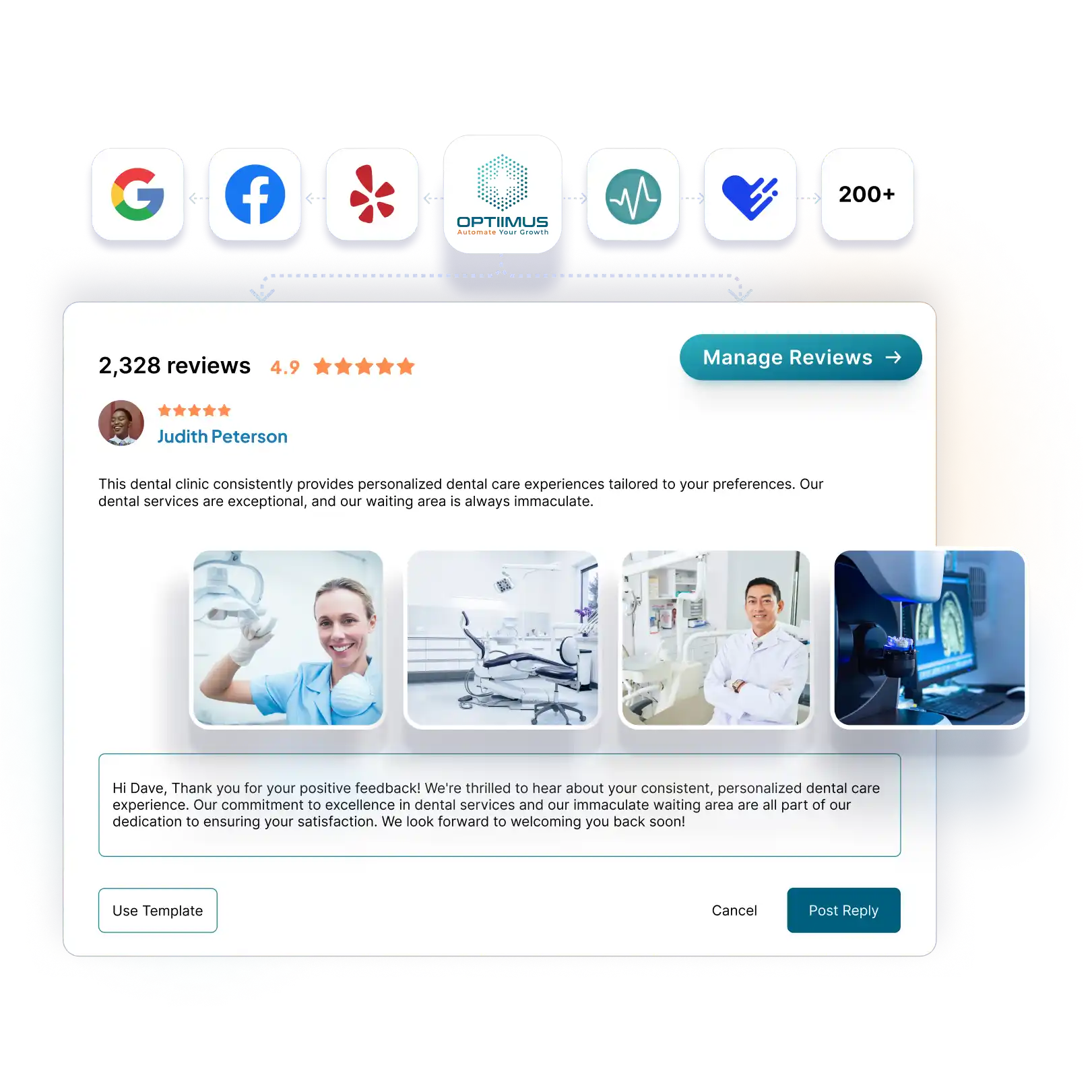 Online reputation review management software