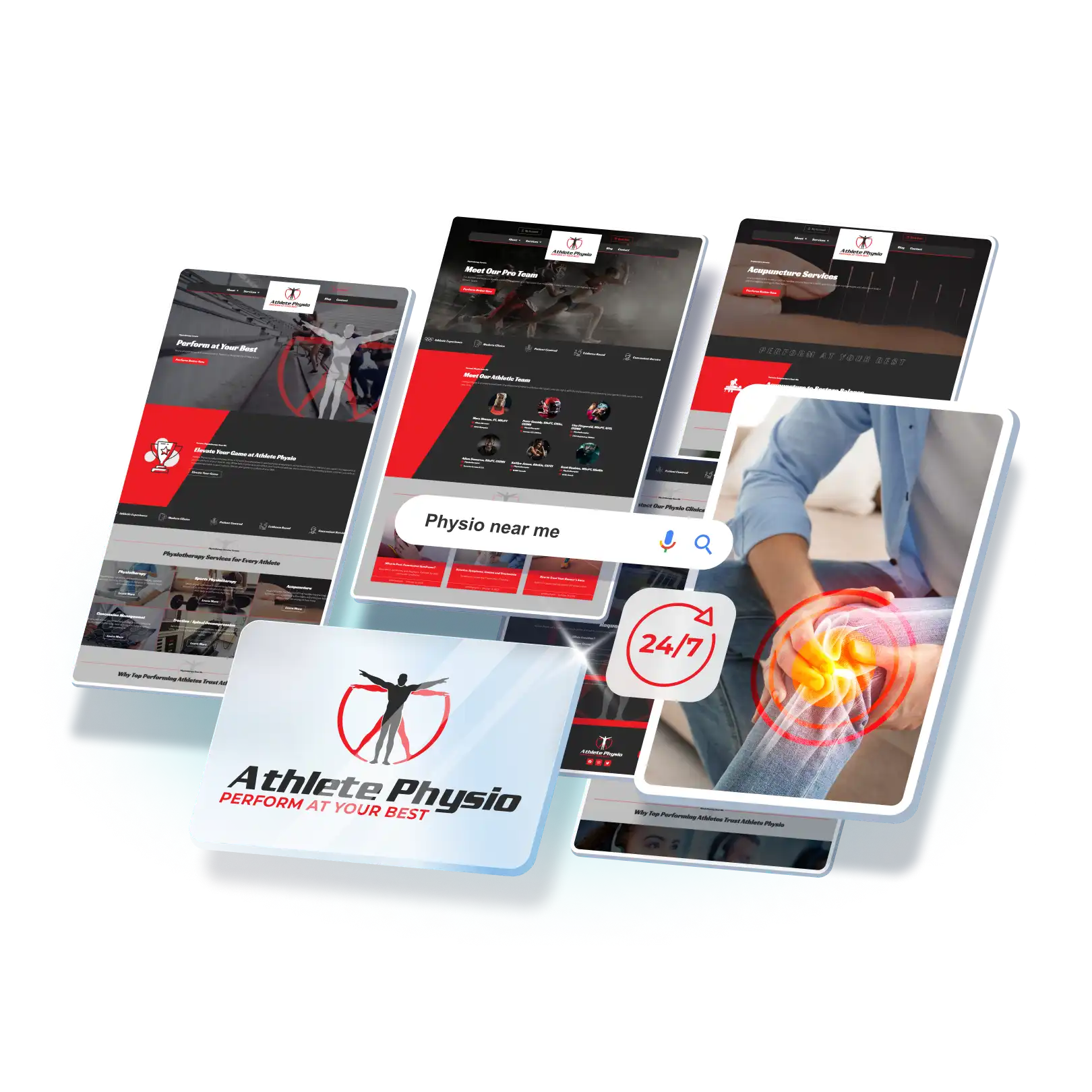 Optiimus physiotherapy chiropractor website design