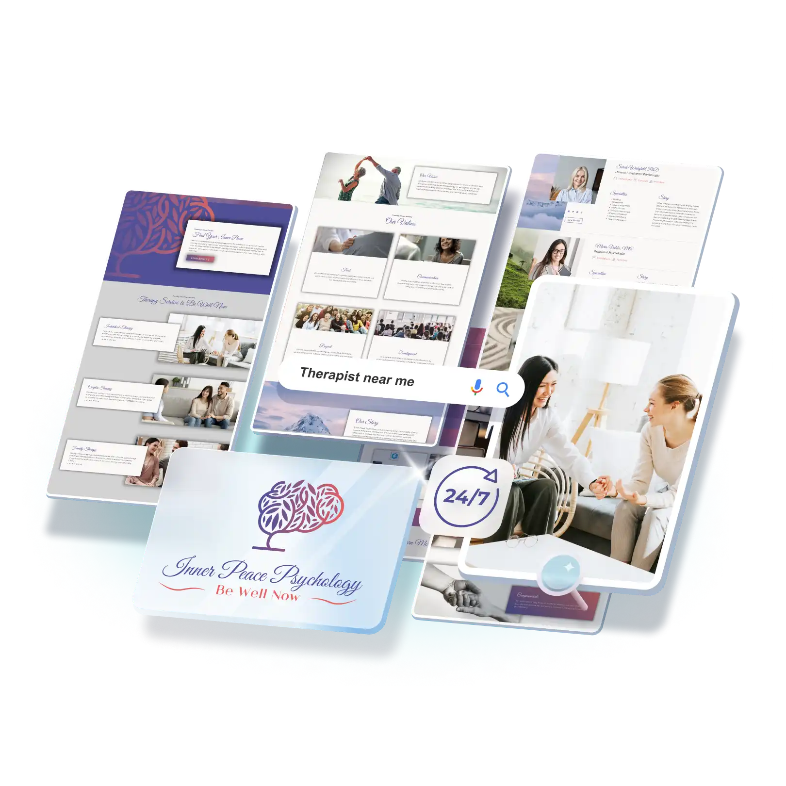 Optiimus therapy website design psychologist1