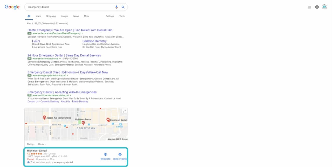 Optiimus Dental, Medical & Healthcare Marketing Dental Medical Healthcare SEO Results
