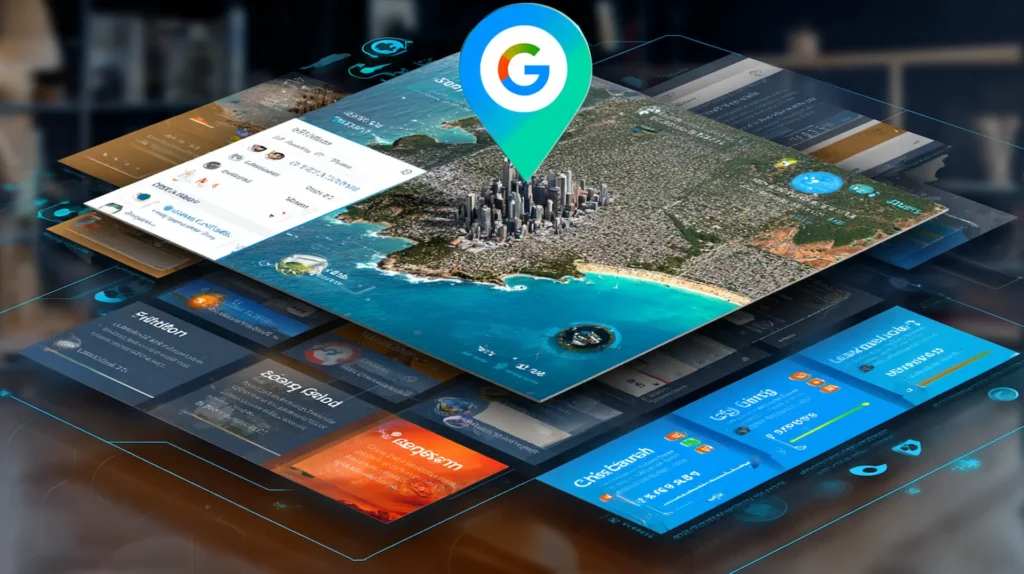 Top of google maps